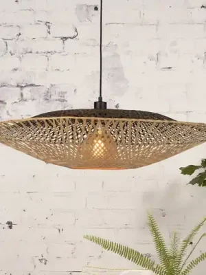 GOOD & MOJO Kalimantan závěsná lampa horizontální Ø87cm Oblíbený