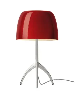 Super Cena Foscarini Lumiere piccola hliník/červená stmívač