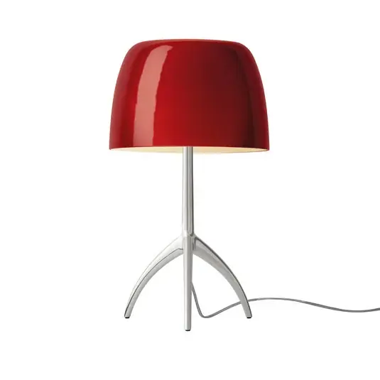 Super Cena Foscarini Lumiere piccola hliník/červená stmívač