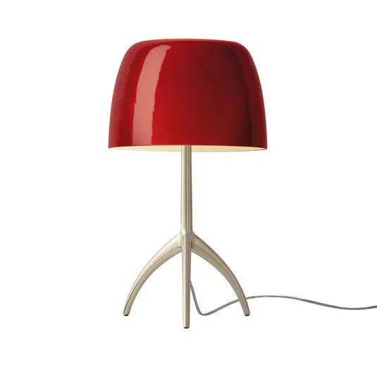 Novinka Foscarini Lumiere piccola krémová/červená dim