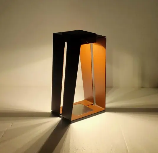 Nejlepší Volba Skaal LED solární lucerna se senzorem, corten, 40 cm