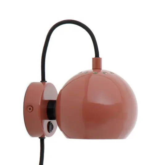 Sezónní Sleva FRANDSEN nástěnné svítidlo Ball Magnet, červené