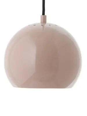 Závěsné svítidlo FRANDSEN Ball, nude, Ø 18 cm Novinka