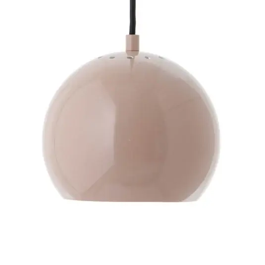Závěsné svítidlo FRANDSEN Ball, nude, Ø 18 cm Novinka