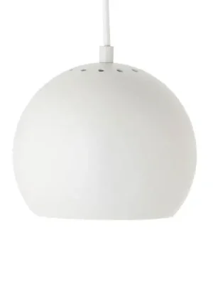 Závěsné svítidlo FRANDSEN Koule, matná bílá, Ø 18 cm Novinka