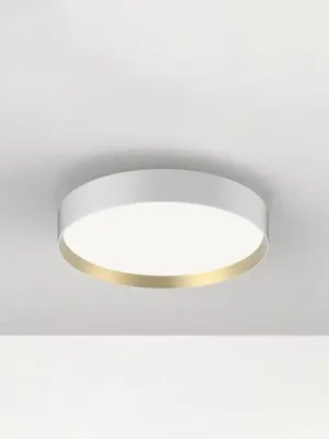 Sezónní Sleva LOOM DESIGN LED stropní svítidlo Lucia, bílá/zlatá barva Ø 35 cm