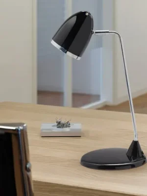 Akční Nabídka Stolní lampa Starlet, černá, 41 cm, kovová E27