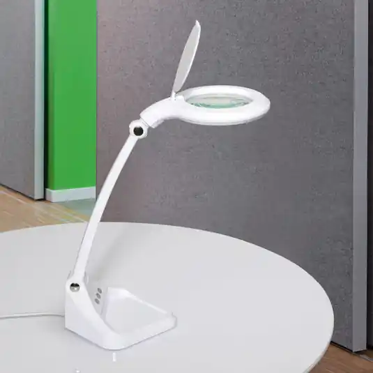 MAULiris LED lupa, stmívatelná, bílá Cenová Bomba