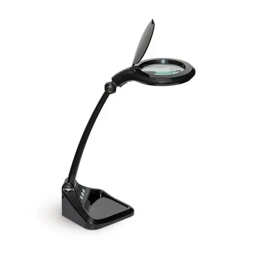 MAULiris LED lupa, stmívatelná, černá Pouze Dnes