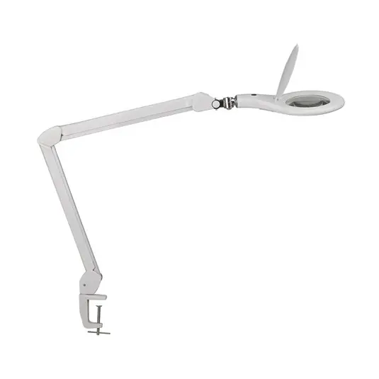 Přímo Od Výrobce LED zvětšovací lampa MAULmakro, bílá, výška 50 cm