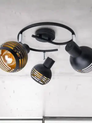Vysoce Kvalitní Stropní rondel Casco, tři zdroje, černá