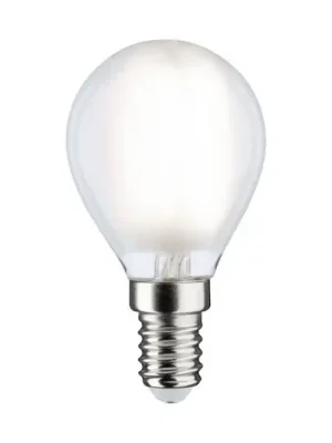 Značkový Paulmann LED žárovka-kapka E14 6,5W 4 000K matná