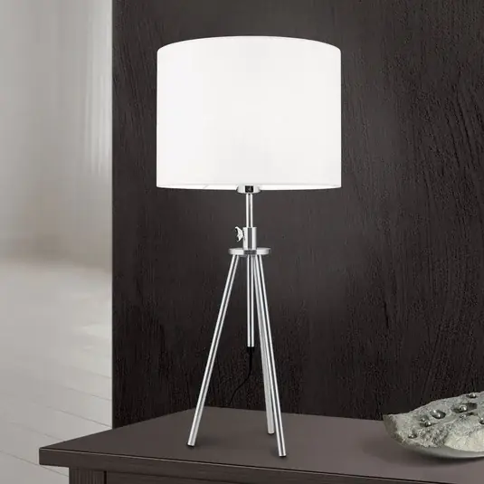 Omezená Nabídka Stolní lampa Roger, třínožka, výškově nastavitelná