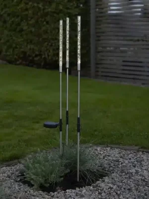 LED solární světlo Bubbly v sadě 3 ks, teplá bílá Hit Sezóny
