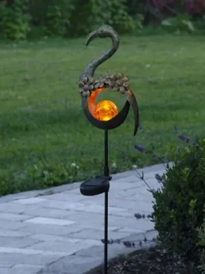 LED solární světlo Melilla Bird ve tvaru plameňáka Nakupujte Hned