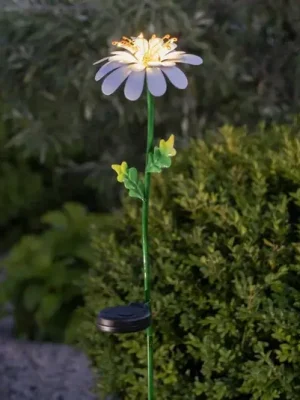 LED solární světlo Daisy ve tvaru sedmikrásky Nová Kolekce