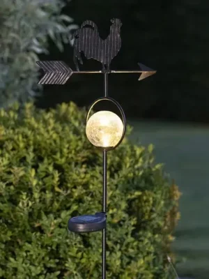 LED solární světlo Windy, ukazující směr větru Výhodná Nabídka