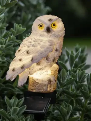 LED solární světlo Owl se zapichovacím hrotem Dokud Zásoby Vydrží