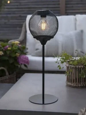 Autentický LED solární stolní lampa Sunlight se síťovinou