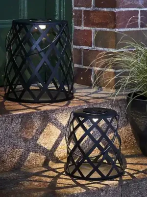 Horká Nabídka LED solární světlo Calabria kosočtverce výška 20cm