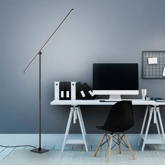 PURE Grafo LED stojací lampa s dotykovým stmívačem Cenově Výhodný