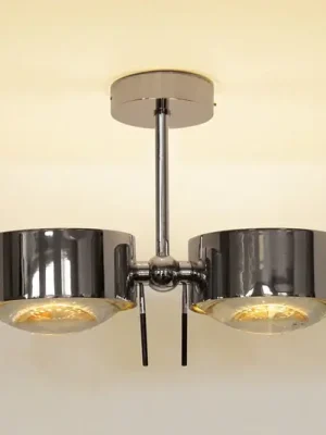 Stropní svítidlo Puk Sides chrom 10 cm 2 světla G9 Finální Výprodej
