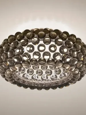 Sezónní Sleva Foscarini Caboche Plus stropní světlo stmívač šedá