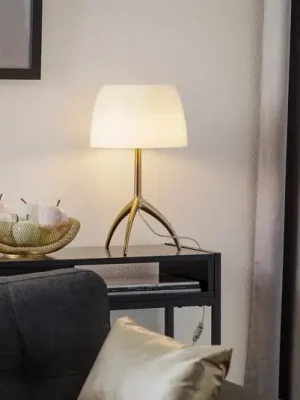 Nakupujte Hned Stolní lampa Foscarini Lumiere 30, 45 cm, foukané sklo, zapnuto/vypnuto
