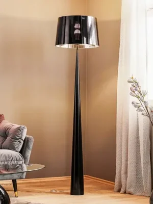 Stojací lampa Totem LS s chromovanou úpravou černá Ověřený