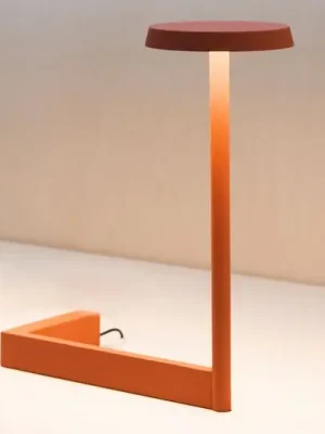 Ihned K Objednání Vibia Flat LED stolní lampa výška 30 cm terakota