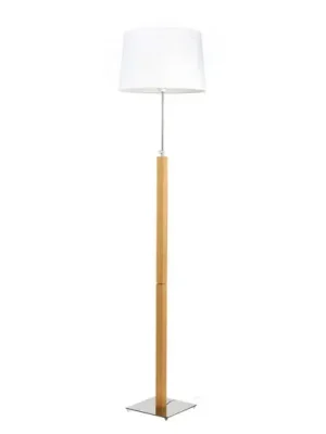 Aluminor Quatro Up stojací lampa dub světlý/chrom Originální
