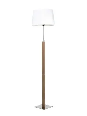 Rychlé Dodání Aluminor Quatro Up stojací lampa dub šedý/chrom