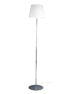 Aluminor Store stojací lampa, chrom/bílá Jen Po Omezenou Doba