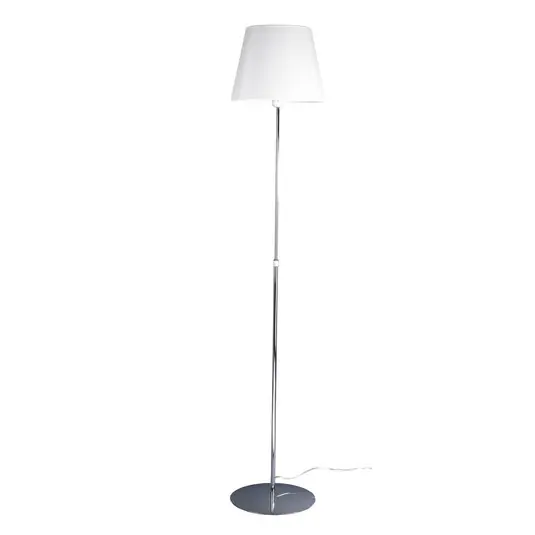 Aluminor Store stojací lampa, chrom/bílá Jen Po Omezenou Doba