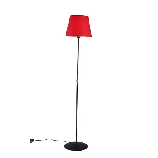 Aluminor Store stojací lampa, černá/červená Značkový