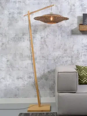 Oblíbený GOOD & MOJO Bali stojací lampa přírodní Ø60cm