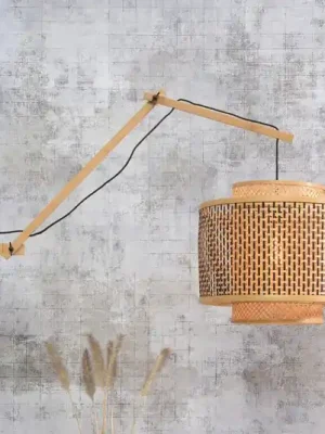 Finální Výprodej GOOD & MOJO Bhutan nástěnné 2ramena přírodní Ø40cm