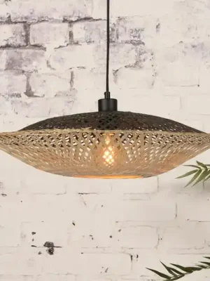 GOOD & MOJO Kalimantan závěsná lampa horizontální Ø60cm Nová Kolekce