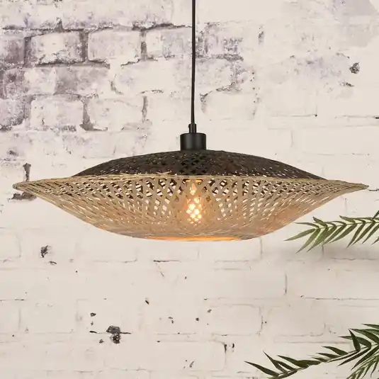 GOOD & MOJO Kalimantan závěsná lampa horizontální Ø60cm Nová Kolekce