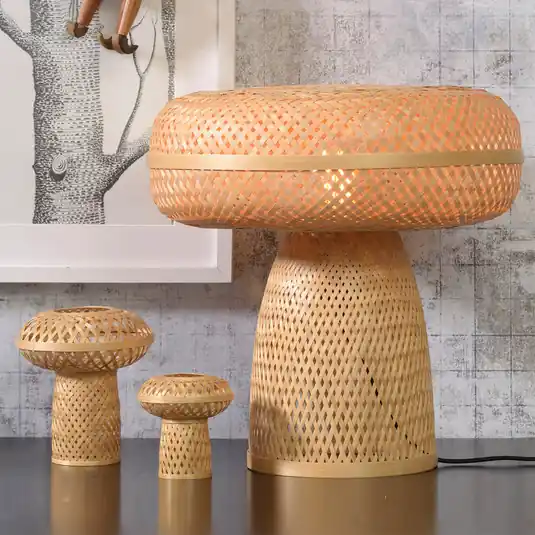 Bezpečná Platba GOOD & MOJO Palawan stolní lampa sada 3ks