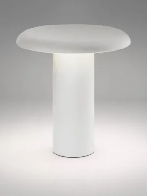 Přímo Od Výrobce Stolní lampa Artemide Takku LED s dobíjecí baterií, bílá
