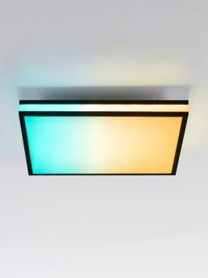 LED stropní svítidlo Mario, CTT, RGB, 45x45cm, černé Kup Teď
