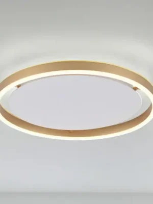 LED stropní svítidlo Ritus, Ø 39,3 cm, matná mosaz Finální Výprodej