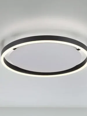 Nejlepší Volba Stropní svítidlo LED Ritus, Ø 39,3 cm, antracitová barva