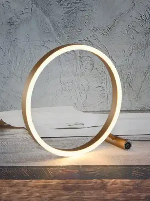 Akční Cena Stolní lampa LED Ritus, matná mosaz