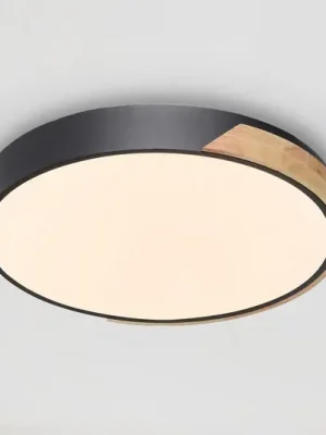 Paul Neuhaus Q-BILA LED stropní světlo, černá/dub Sleva