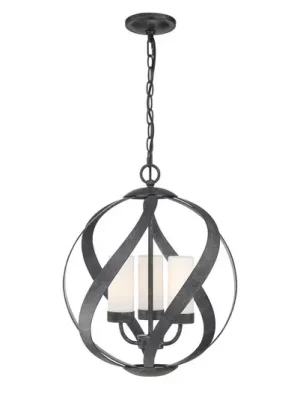 Vysoce Kvalitní Závěsné světlo Blacksmith, černá/bílá, Ø 40,7 cm