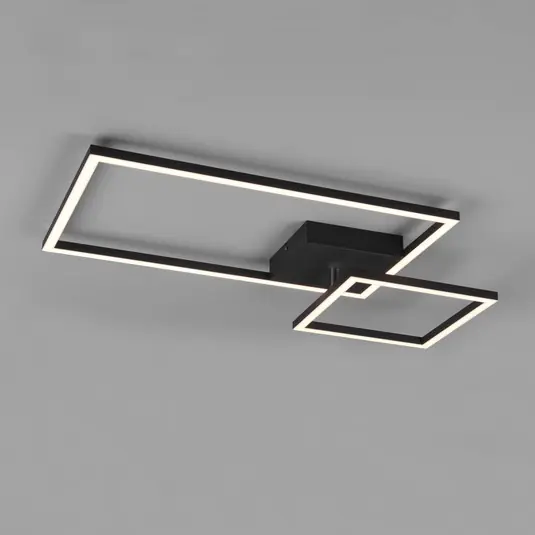 LED stropní světlo Padella otočné 4 000K černá Cenový Hit