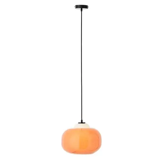 Akční Nabídka Závěsné světlo Blop ze skla, oranžová