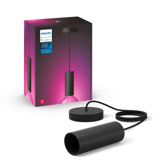 Autentický Philips Hue závěs patice E27, jeden zdroj černá